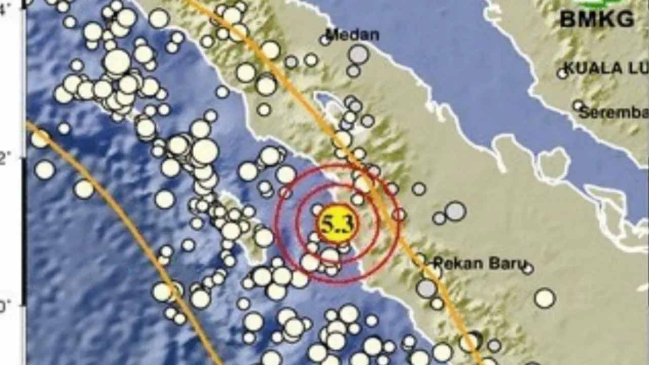 Gempa M5,3 di Madina akibat aktivitas deformasi batuan lempeng