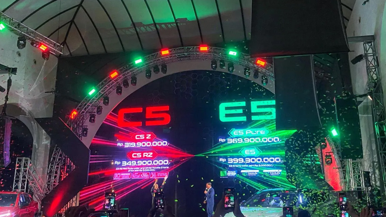 Chery C5 dan E5 remi meluncur, harga mulai dari Rp319 jutaan